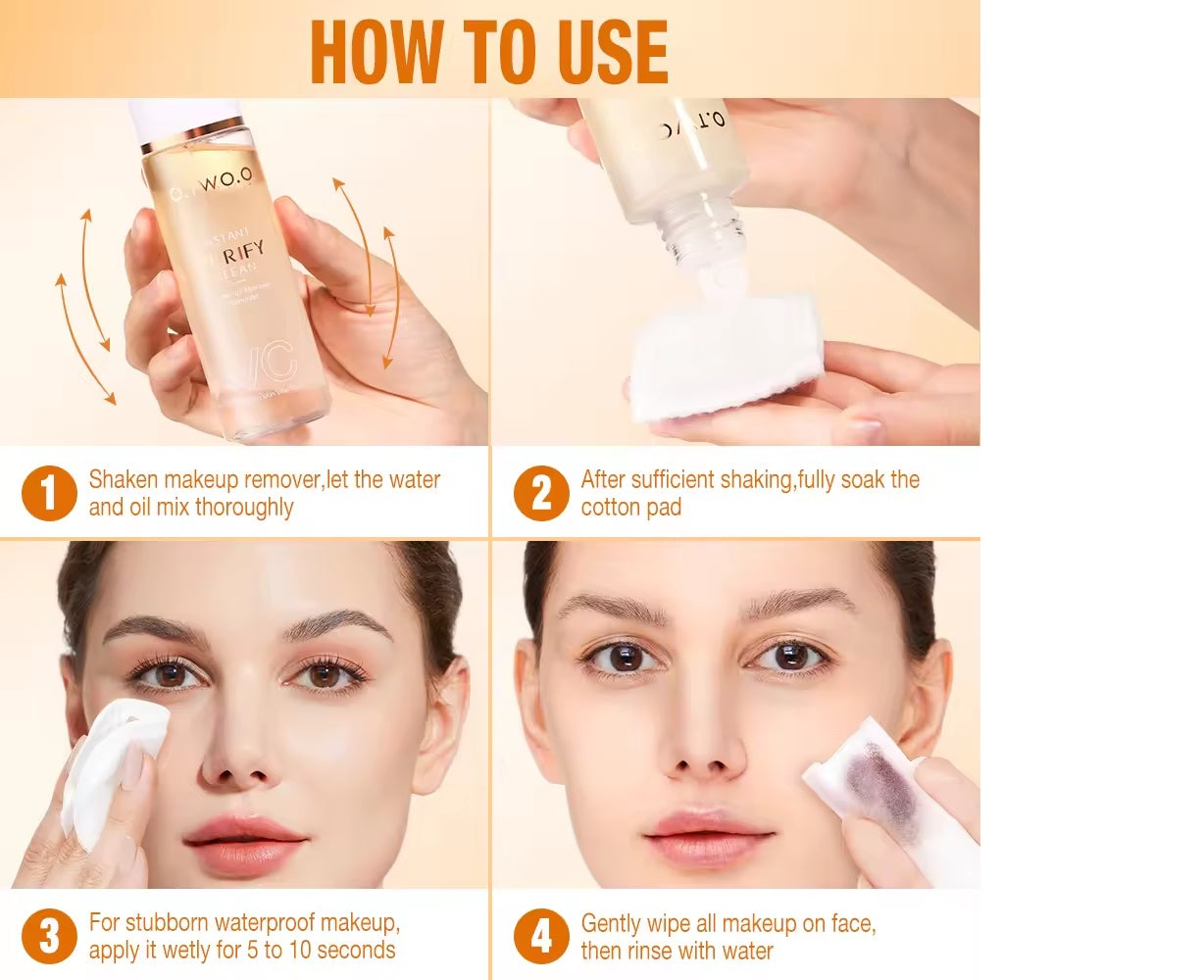 O.TWO.O WATER-OIL MAKEUP REMOVER