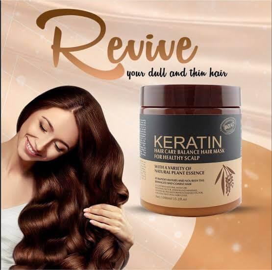 Keratin Hair Care Balance Mask And Treatment for Healthy Scalp
