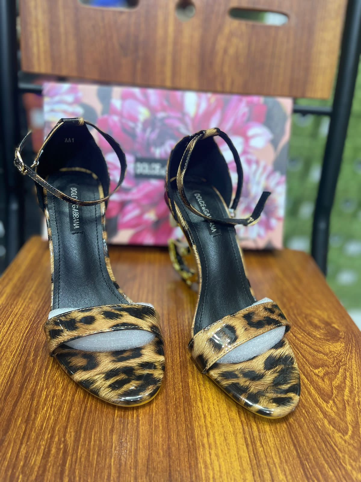 High Heel Gold Buckle Sandal Slippers Fashion Ladies high heels Open Toe Strap