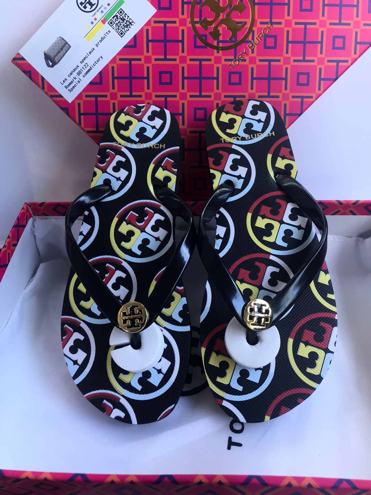 Women Tory Burch Sandals - Wedge Slippers