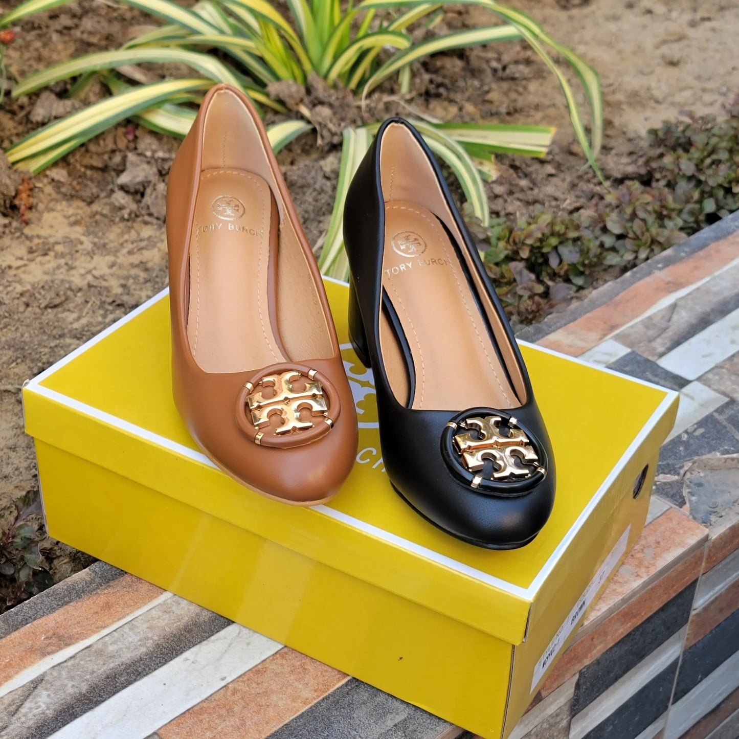 TORY BURCH Block Heel Pump