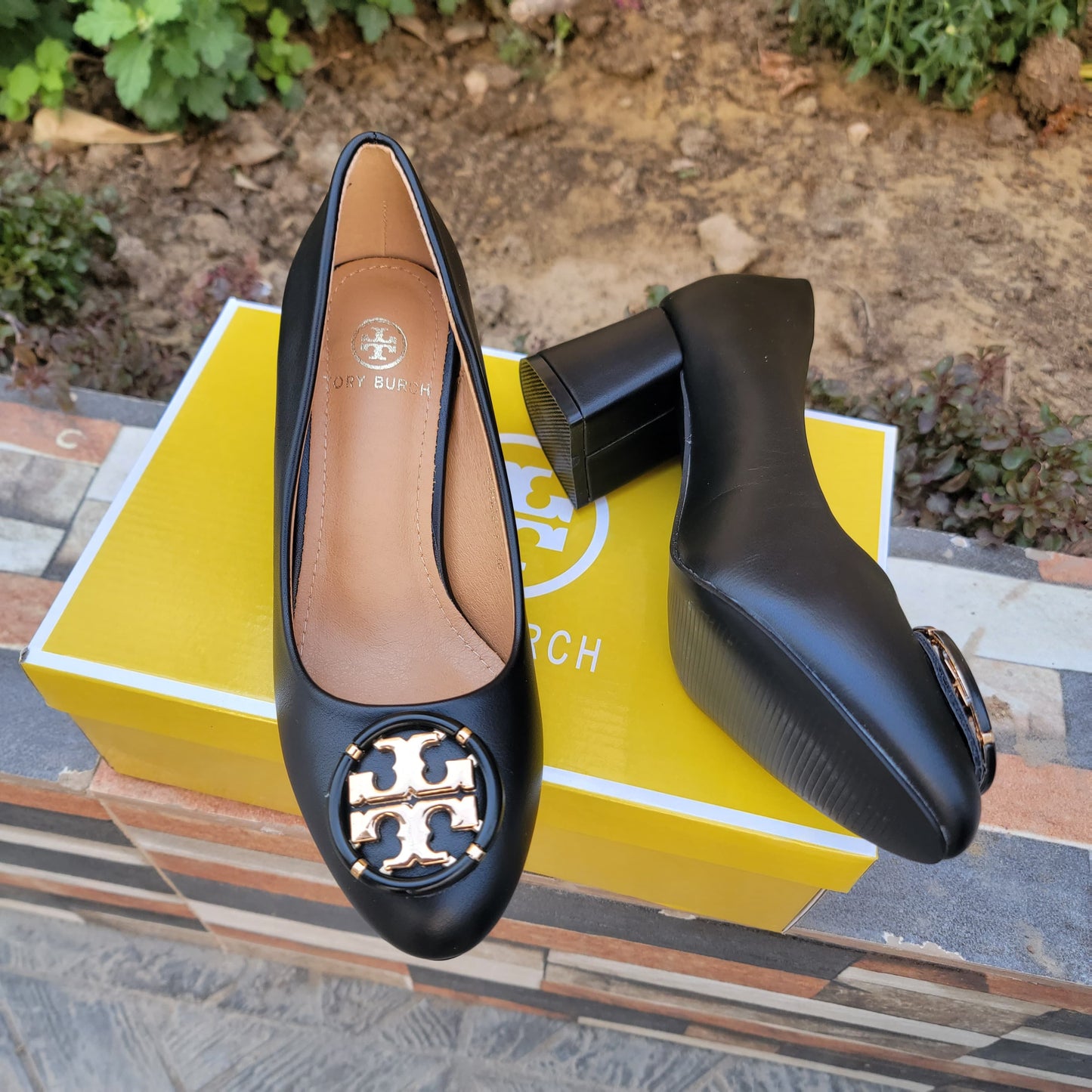 TORY BURCH Block Heel Pump