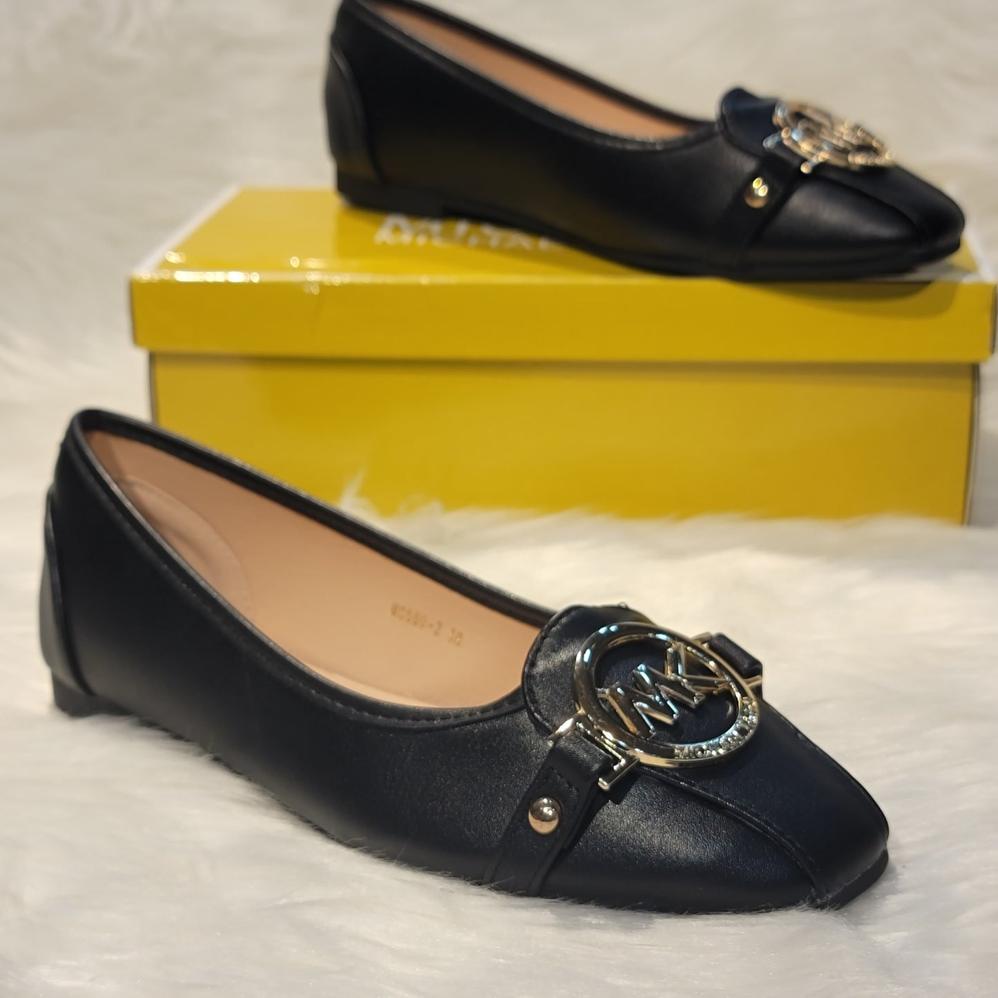 MICHAEL KORS Alice Logo Ballet Flat Shoes