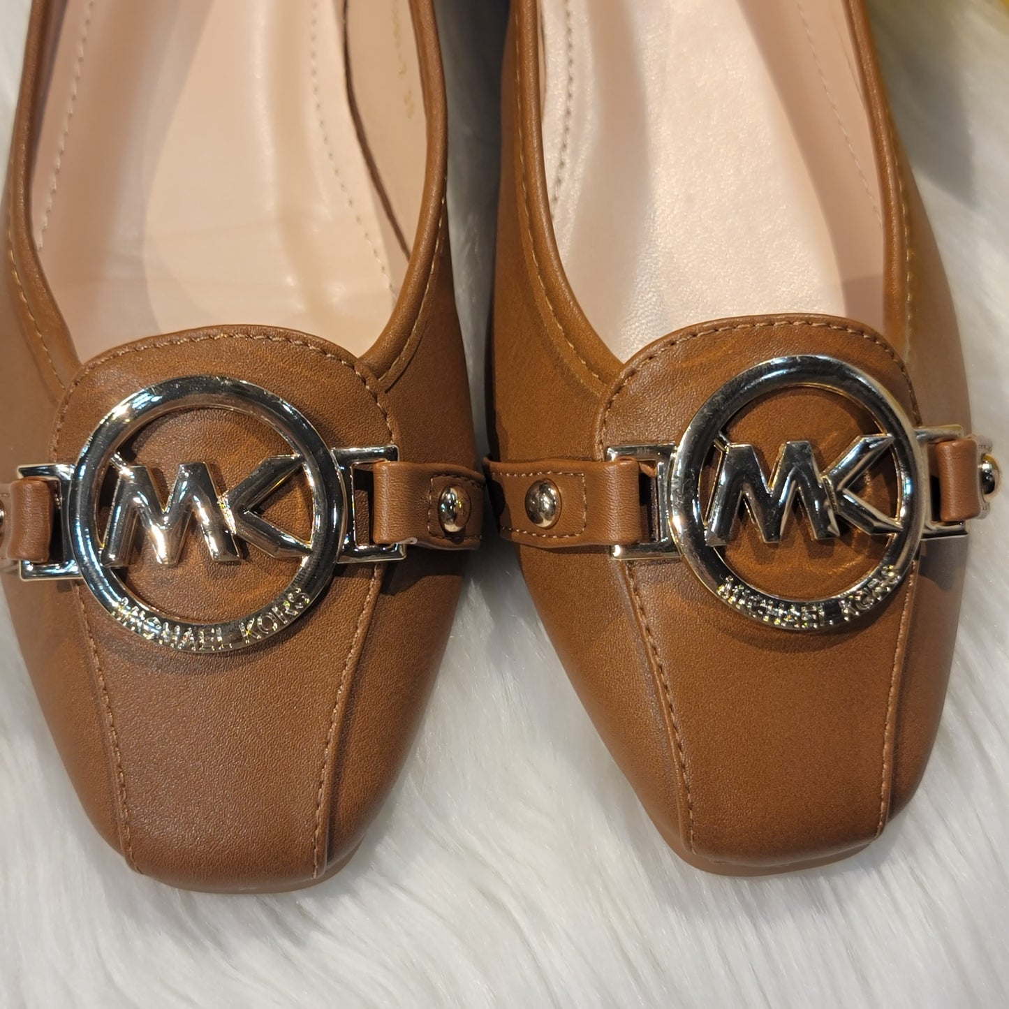 MICHAEL KORS Alice Logo Ballet Flat Shoes