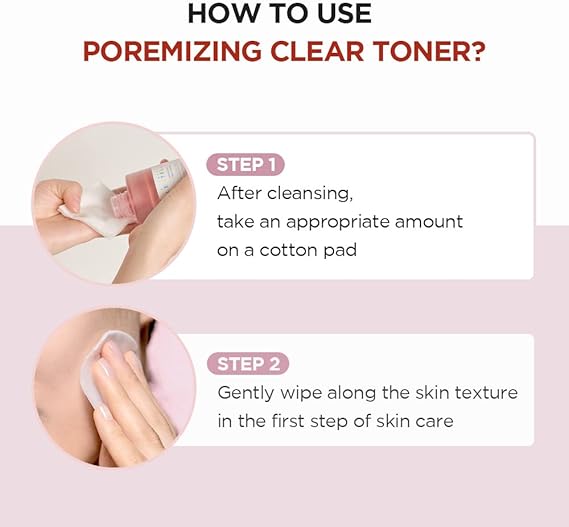 Centella Poremizing Clear Toner for Keratin Plug and Sensitive Skin