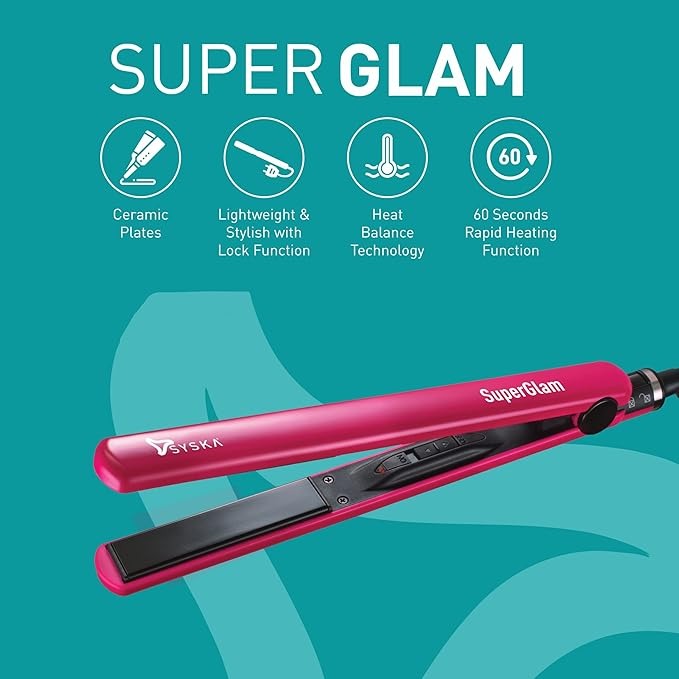 Syska Super Glam Hair Straightener For Women