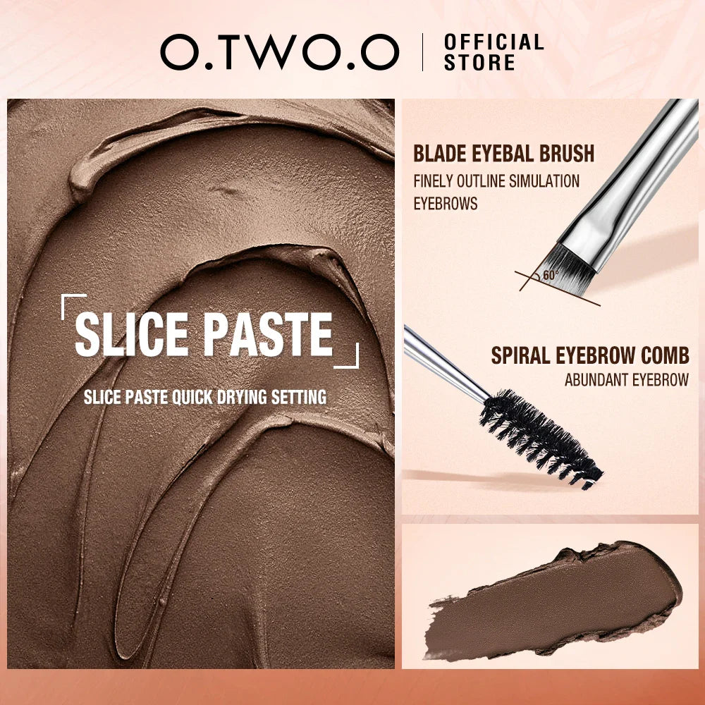O.TWO.O FLUFF SHAPING BROW WAX AND BROW CREAM
