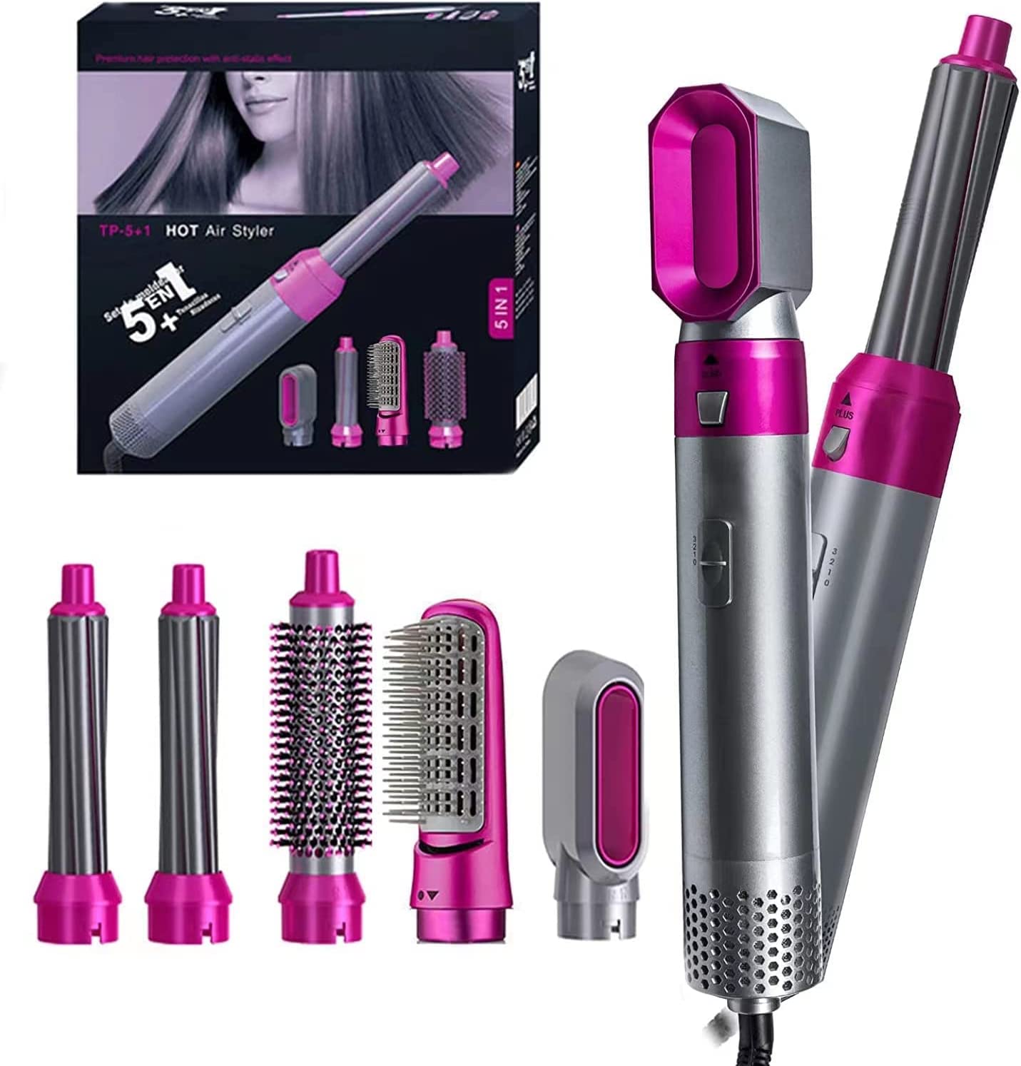 One Step 5 in 1 Multifunctional Hair Dryer Styling Tool glamstore.pk Dyson 5 In 1 Hair Styler