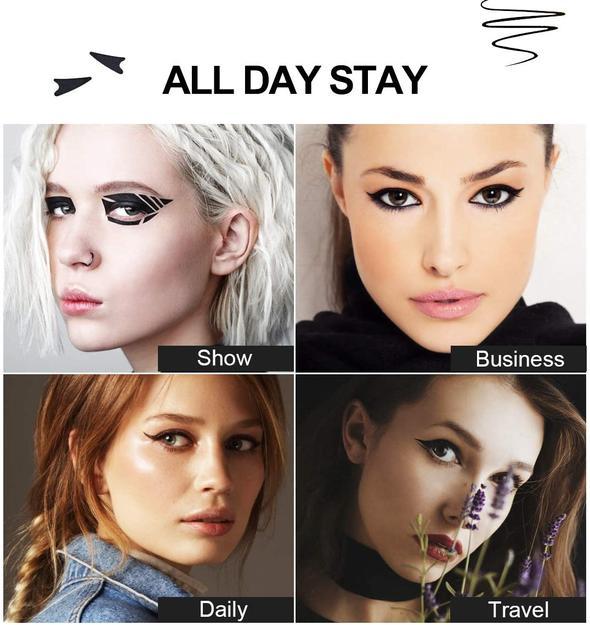 AVIERLL 2 IN 1 Black Liquid Eyeliner
