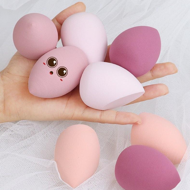 NEW BEAUTY BLENDER EGG 4 PCS SET GOURD WATER DROP PUFF MAKEUP EGG CUSHION
