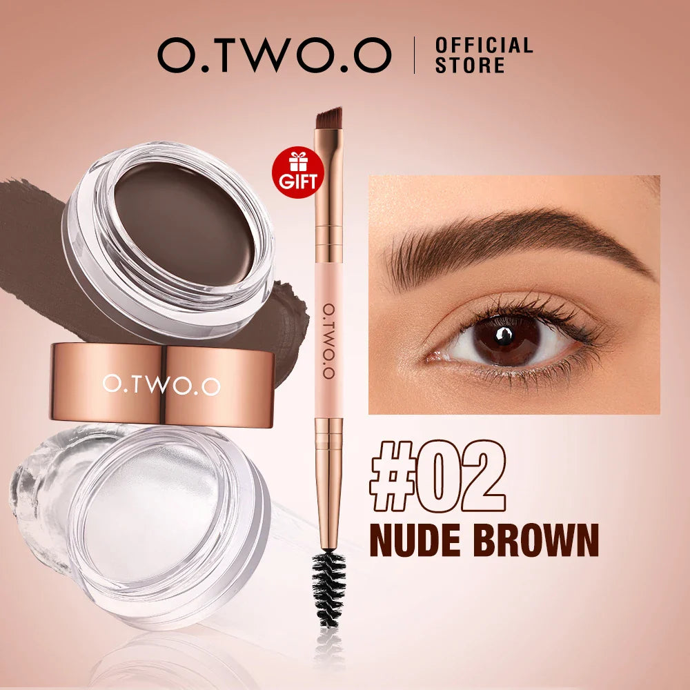 O.TWO.O FLUFF SHAPING BROW WAX AND BROW CREAM