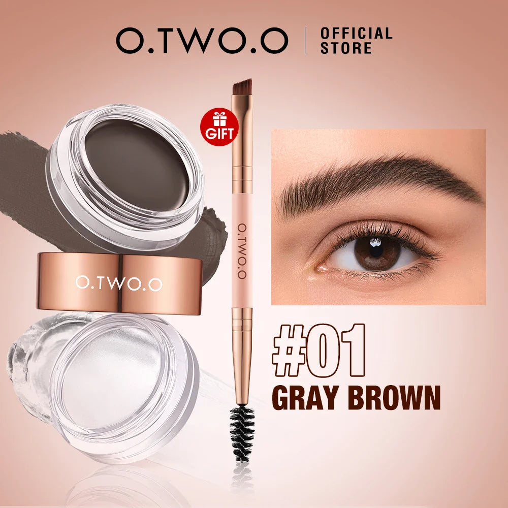 O.TWO.O FLUFF SHAPING BROW WAX AND BROW CREAM