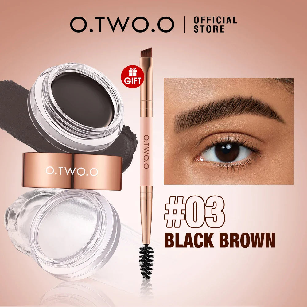 O.TWO.O FLUFF SHAPING BROW WAX AND BROW CREAM