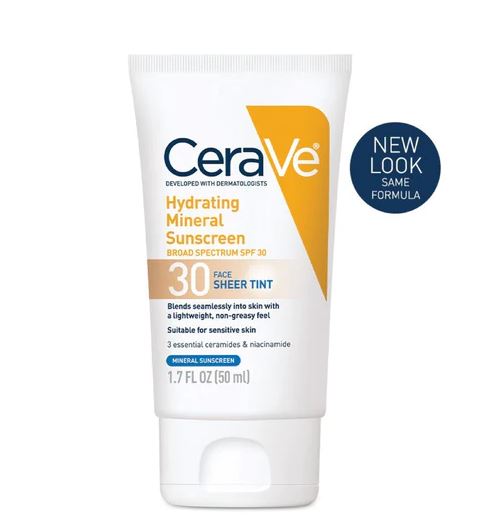 CeraVe Hydrating Mineral Sunscreen