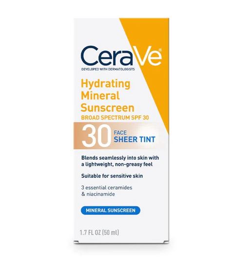 CeraVe Hydrating Mineral Sunscreen