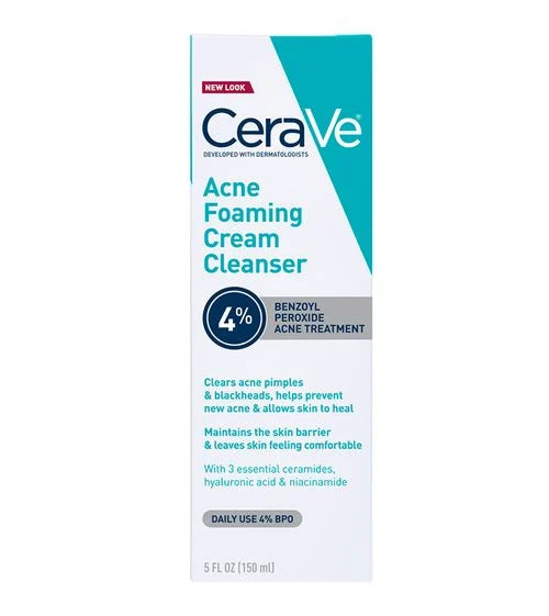 CeraVe Acne Foaming Cream Cleanser