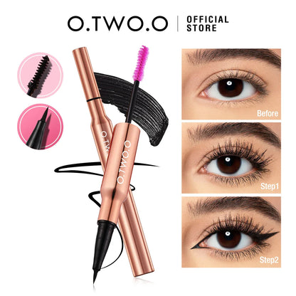 O.TWO.O 2 IN 1 CHARMING EYE EYELINER MASCARA