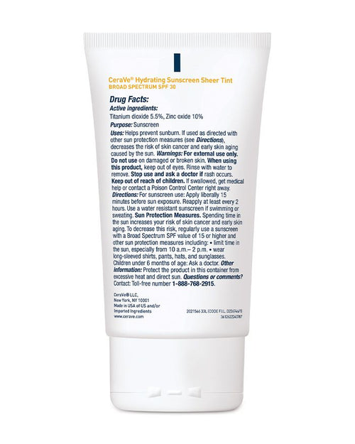 CeraVe Hydrating Mineral Sunscreen