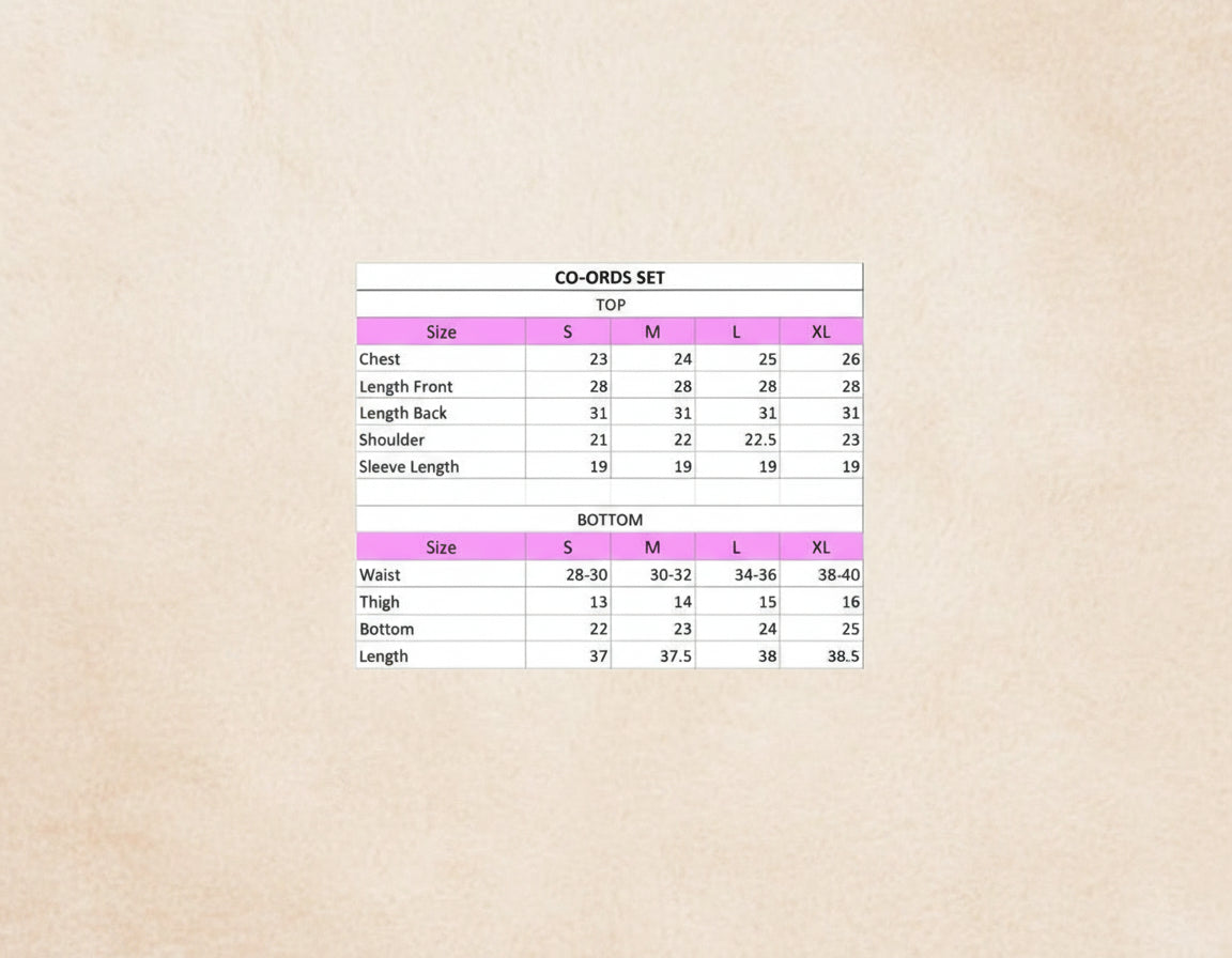 Heart Printed Warm Winter Fleece Co Ord Set