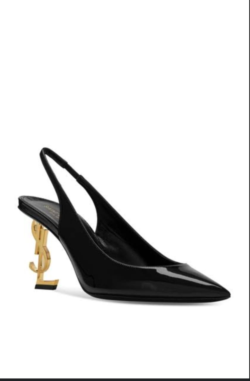 Saint Laurent - Opyum Slingback Heels in Black