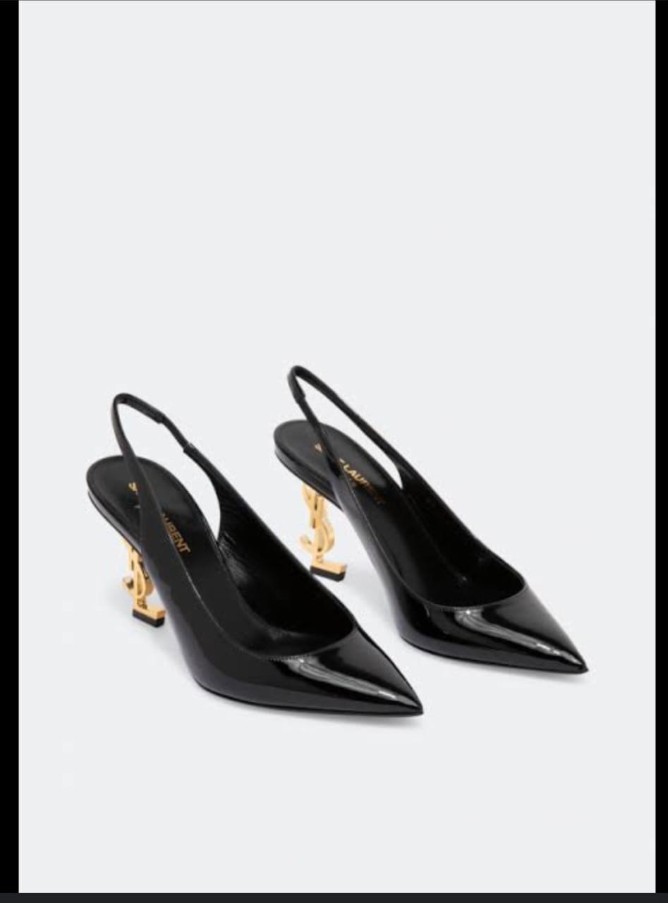 Saint Laurent - Opyum Slingback Heels in Black