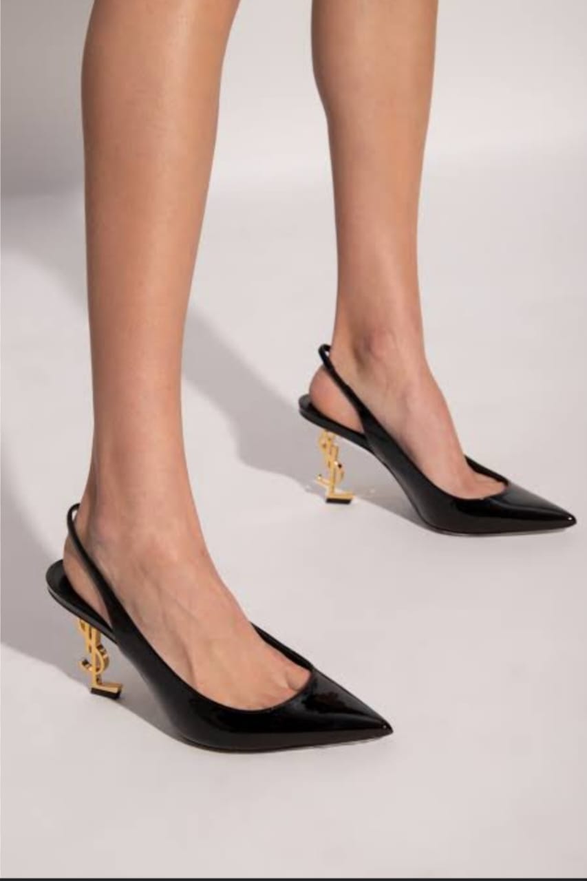 Saint Laurent - Opyum Slingback Heels in Black