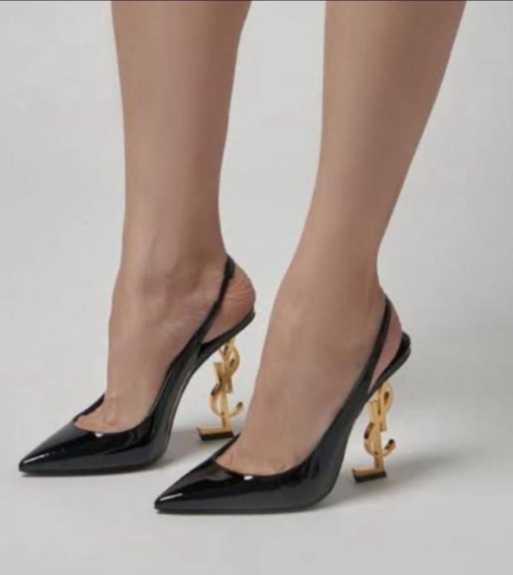 Saint Laurent - Opyum Slingback Heels in Black