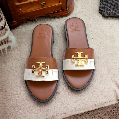 Tory Burch Flat Slipper for women leather slipper comfortable