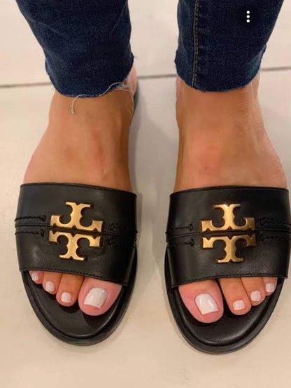 Tory Burch Flat Slipper for women leather slipper comfortable