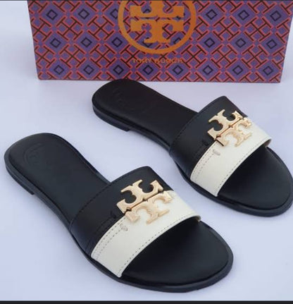 Tory Burch Flat Slipper for women leather slipper comfortable