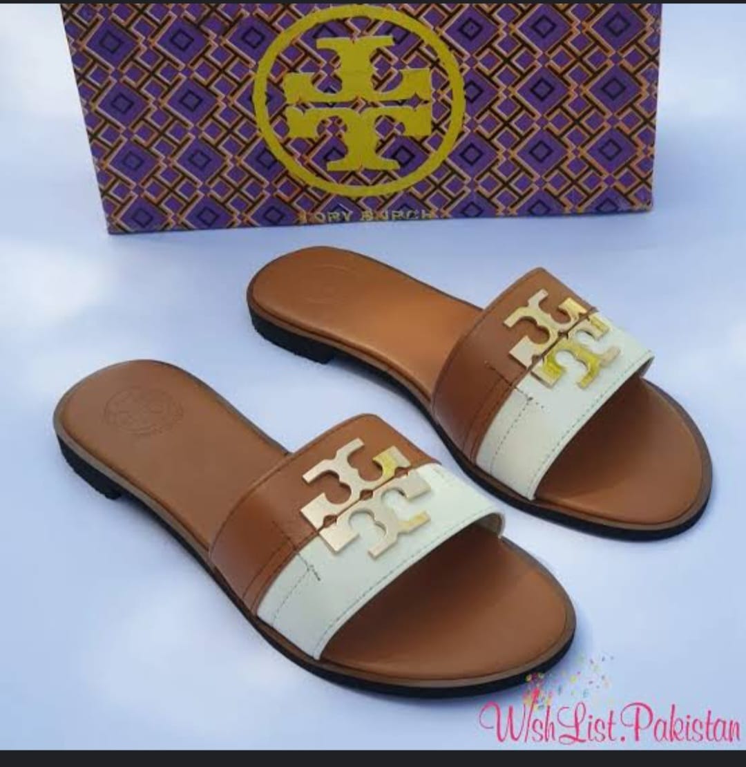 Tory Burch Flat Slipper for women leather slipper comfortable