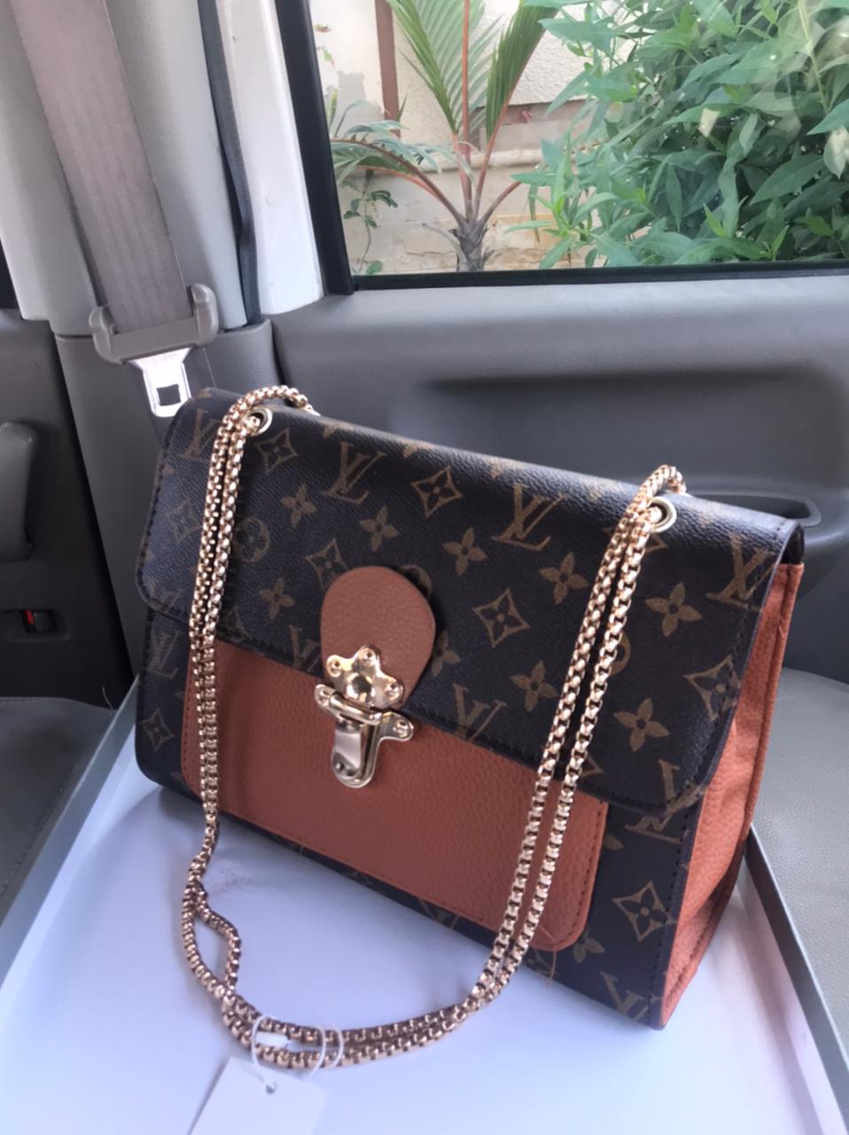 LOUIS VUITTON Victoire Chain Shoulder Bag