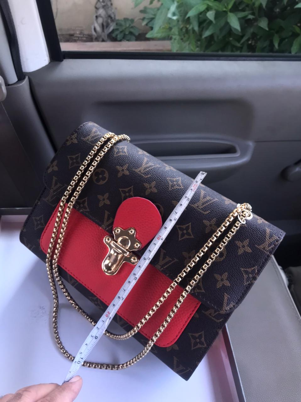 LOUIS VUITTON Victoire Chain Shoulder Bag