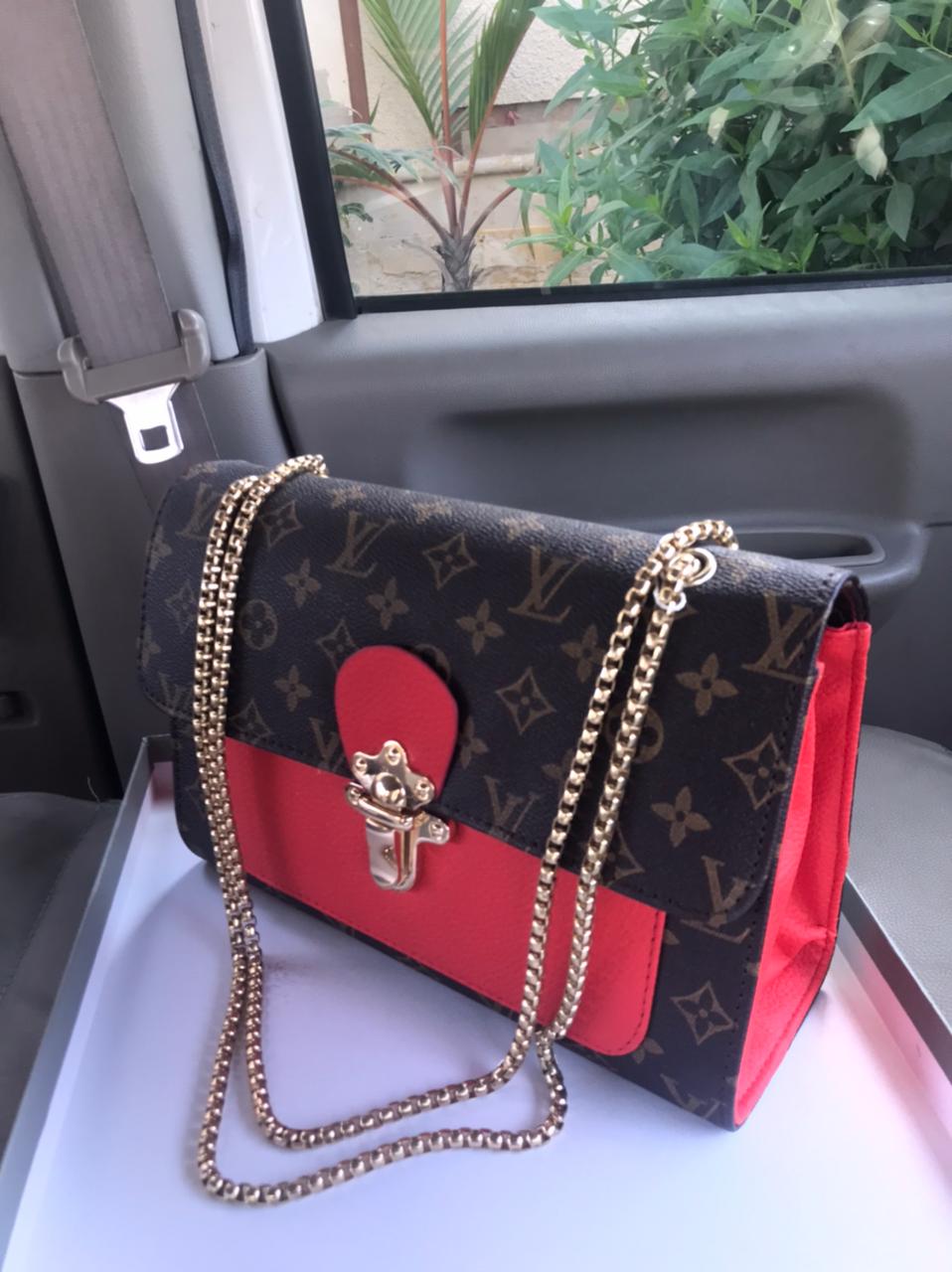 LOUIS VUITTON Victoire Chain Shoulder Bag