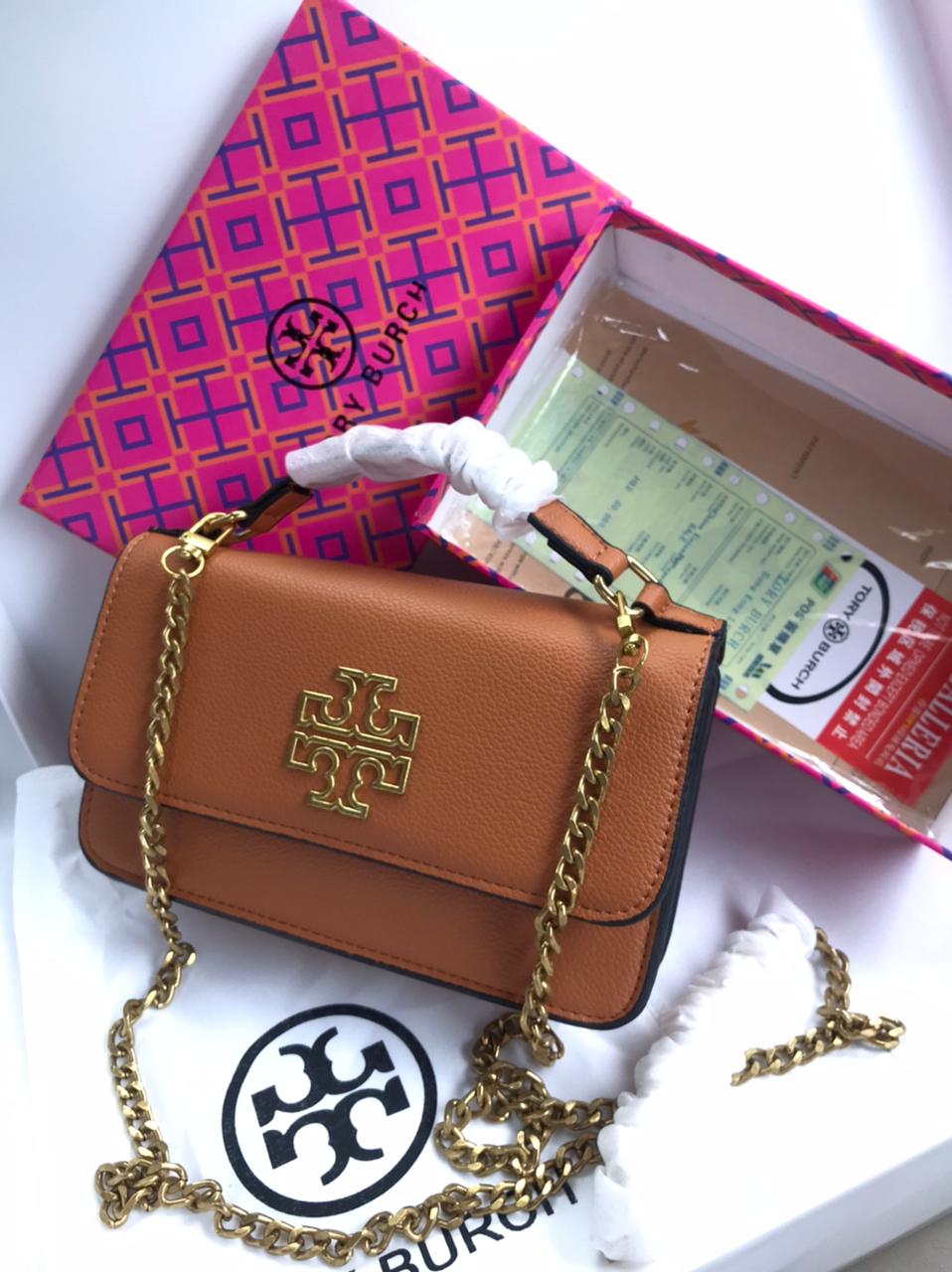 Tory Burch With Brand Box With Dust Bag With Card