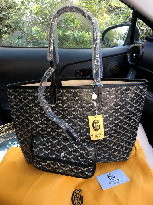 GOYARD Saint Louis Reversible Tote Bag For Women With Pouch - Without Brand Box