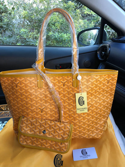 GOYARD Saint Louis Reversible Tote Bag For Women With Pouch - Without Brand Box