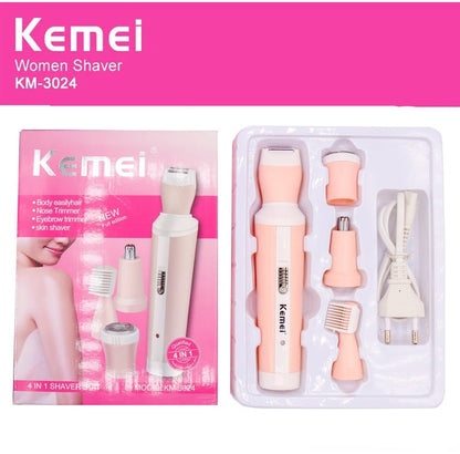 Kemei KM-3024 4-in-1 Women's Epilator