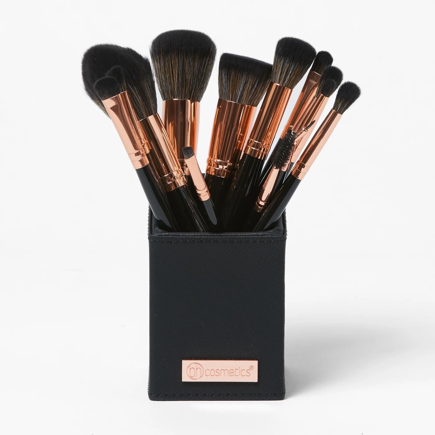 BH Signature Rose Gold 13 Piece Brush Set with Holder