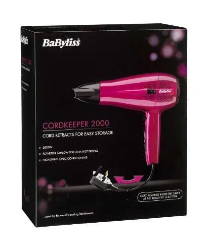 BaByliss Paris RetraCord 1700W Premium Hair Dryer