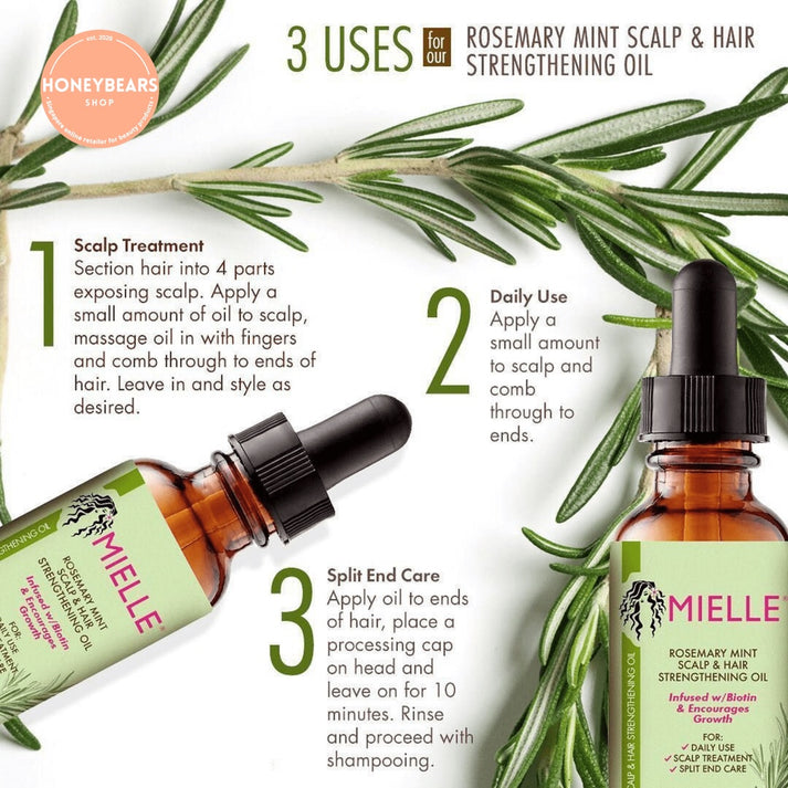 Mielle Rosemary Mint Scalp & Hair Strengthening Oil 59 - Ml