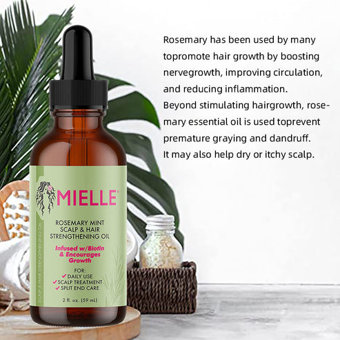 Mielle Rosemary Mint Scalp & Hair Strengthening Oil 59 - Ml