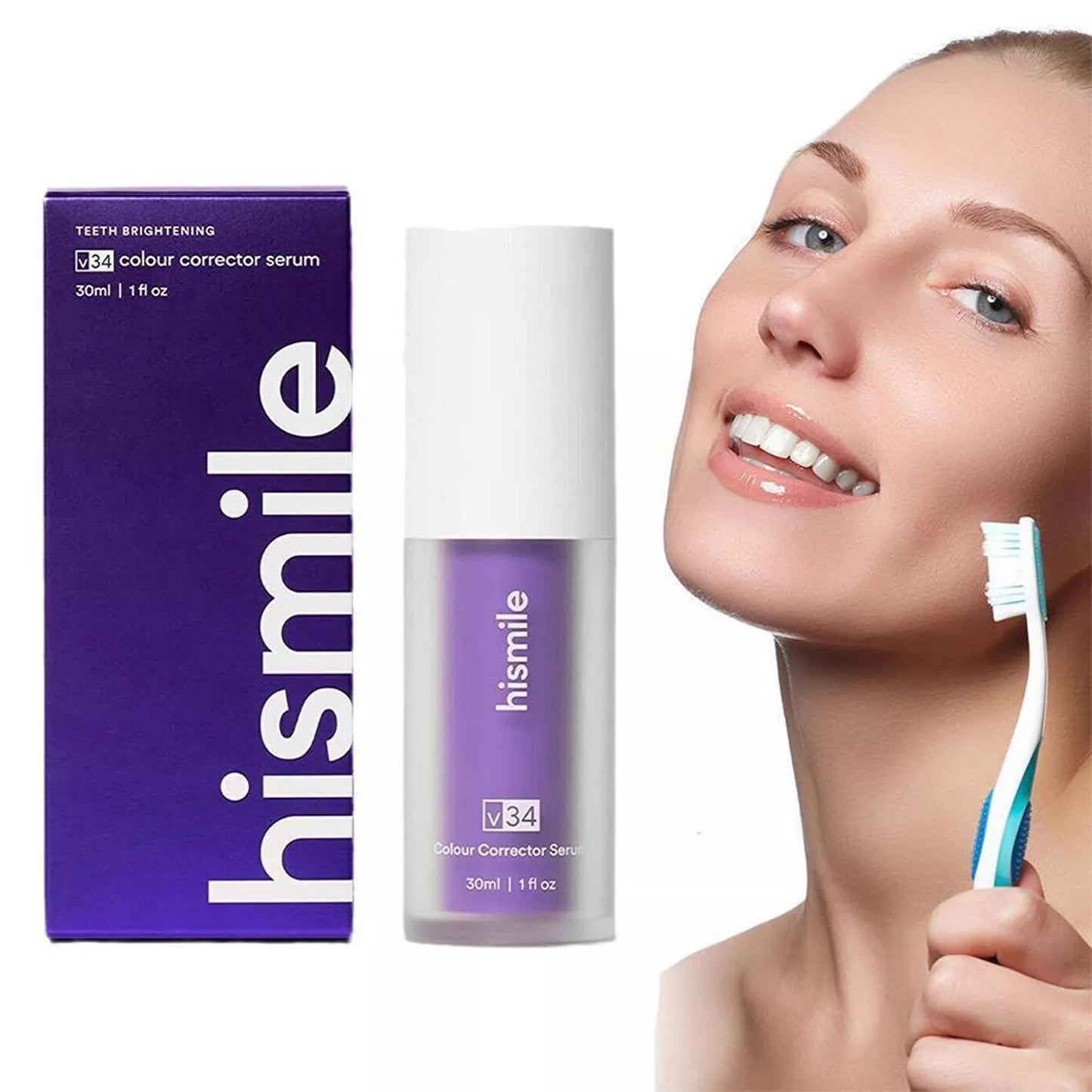 Hismile Whitening Toothpaste Colour Corrector Teeth Stain Removal