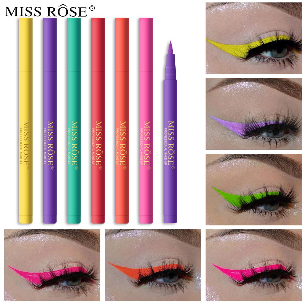 Miss Rose 6 Color Pen Of Eyeliners