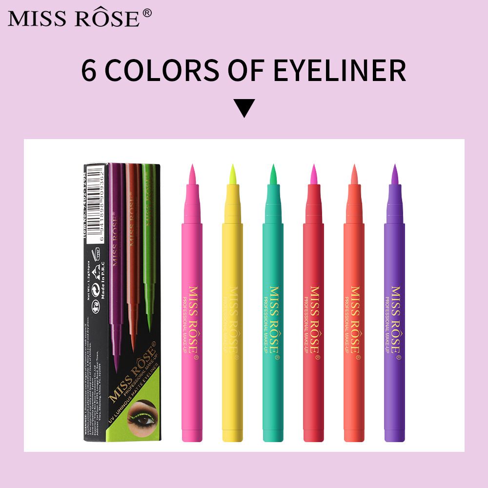 Miss Rose 6 Color Pen Of Eyeliners