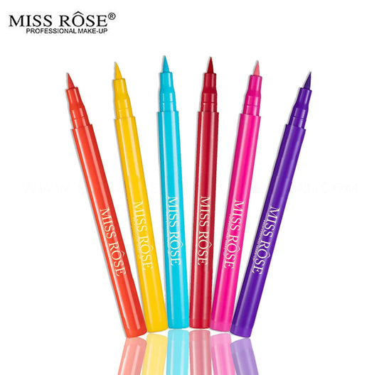 Miss Rose 6 Color Pen Of Eyeliners