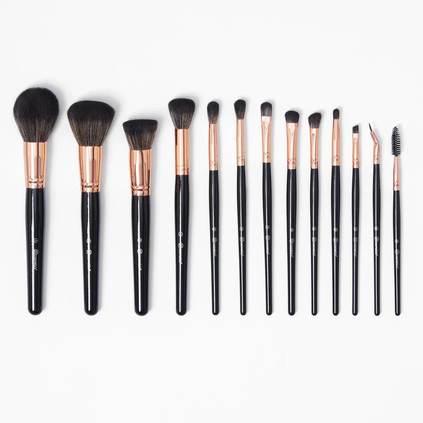 BH Signature Rose Gold 13 Piece Brush Set with Holder