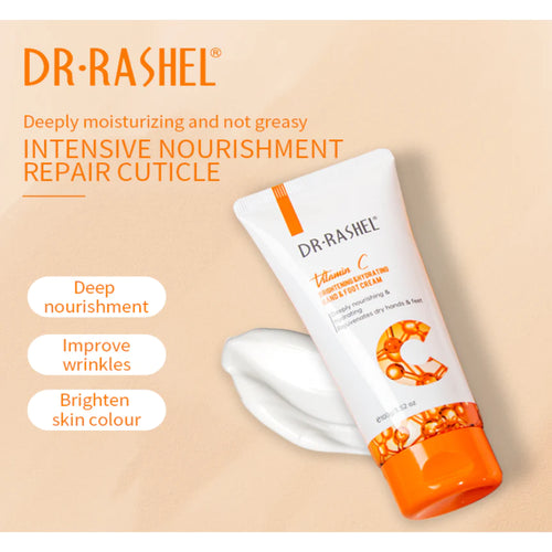 Dr. Rashel Vitamin C Brightening & Hydrating Hand & Foot Cream, 100g