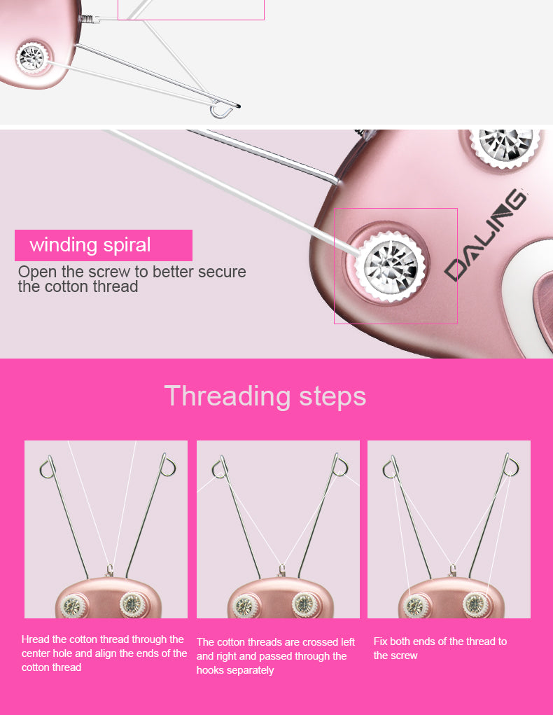 Rechargeable Hair Remover | Daling Threading Machine for Hair Removal