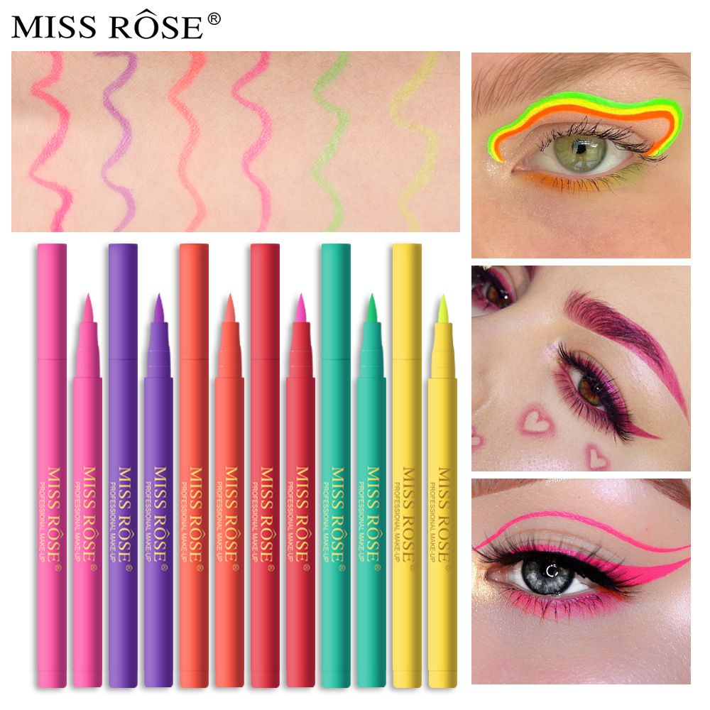 Miss Rose 6 Color Pen Of Eyeliners